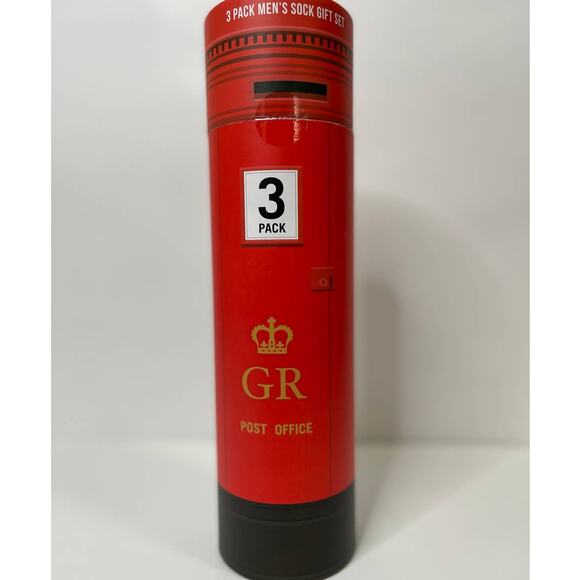 Carnaby Sock Co London Mens Socks NEW Cylinder Gift Box Holder 3 pairs Holiday - Picture 5 of 10